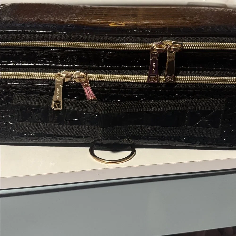 Relavel Travel Makeup Train Case Portable Makeup Case Organizer EUC
